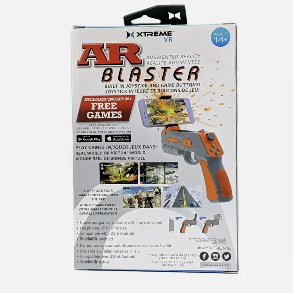 🆕️Xtreme VR Reality Blaster Builtin Joystick Bluetooth Control Free Game